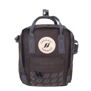 Torba siva,dimenzije: 15 x 20 x 6,5 cm