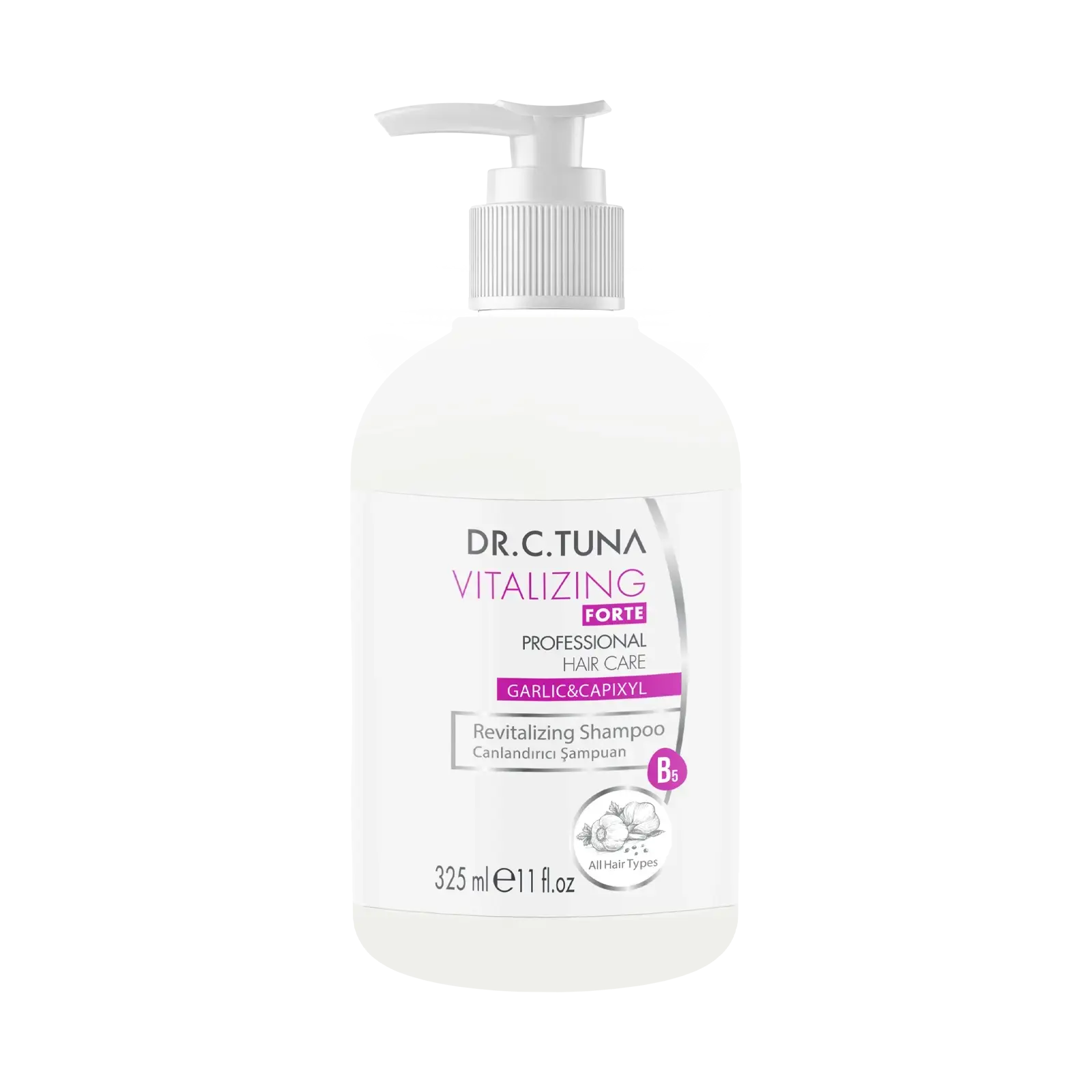 Dr.C.Tuna Vitalizing Garlic Extract Shampoo,375ml