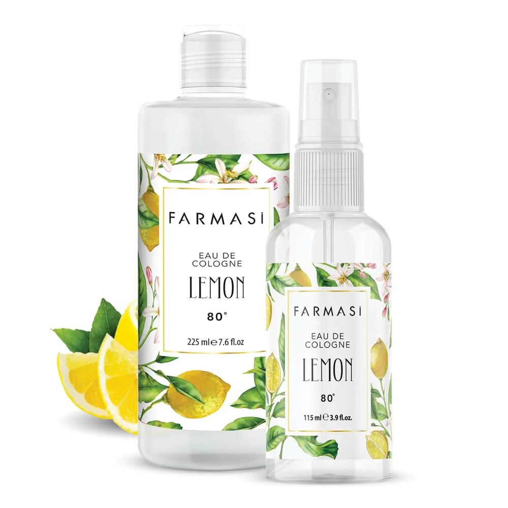 Set 2/1 Cologne Lemon 115ml,Eau De Cologne 225ml