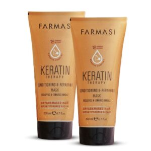 Set 2/1 Keratin Therapy Repairing Hair Mask,200ml